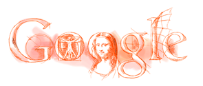 Google celebrates Leonardo Da Vinci's birthday 浮553