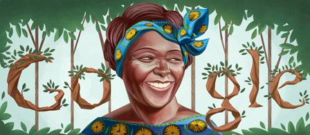 Wangari Maathai's Birthday 73